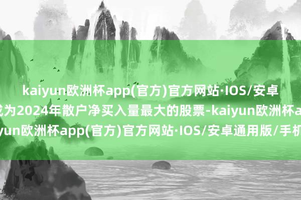 kaiyun欧洲杯app(官方)官方网站·IOS/安卓通用版/手机APP下载成为2024年散户净买入量最大的股票-kaiyun欧洲杯app(官方)官方网站·IOS/安卓通用版/手机APP下载